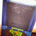 Atelier peinture autour de la pomme