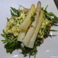 Salade aux oeufs et asperges