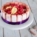 Bavarois framboises, citron et biscuits roses[...]