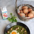 Epinards et oeuf poché