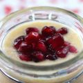Mousse crémeuse végétale aux agrumes & grenade