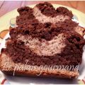 Pain marbré, choco-bananes