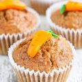 Mini muffins au surimi, aux carottes et au cumin