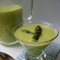 Crème d'asperges vertes froide