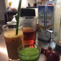 smoothies: le vert et le rouge