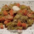 Fondue de poireaux et de carottes au cidre,[...]