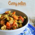 Curry  Seitan con verdure
