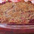 Crumble aux abricots, aux fruits rouges et à la[...]