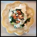 Pâtisson farci aux blettes et au Roquefort