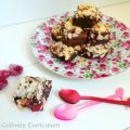 Brownie chocolat au lait, framboises et fèves[...]