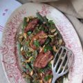 Salade de haricots plats aux lardons & oignons[...]