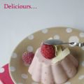 Petits bavarois express aux framboises et[...]