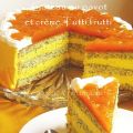 Gâteau au pavot et crème tutti fruttii