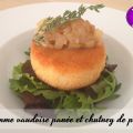 Tomme vaudoise panée et chutney de poire