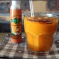 Gaspacho de carottes et poivrons à l'anis ,[...]