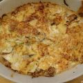 Gratin de céleri-rave et champignons