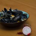 Moules au curry et au safran