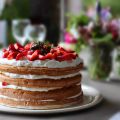 Layer cake à la fraise