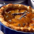 Tarte feuilletée aux abricots et à la lavande