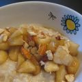 Gruau aux pommes caramélisées