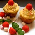Cupcakes fraise tagada et basilic ..