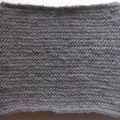 Tricot newbie - Le snood à chevrons