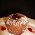 Moelleux au chocolat aux griottines et coulis[...]
