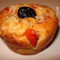Muffin salé façon pizza !, Recette Ptitchef