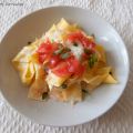 Pappardelle tomates mozzarella basilic (pâtes)[...]