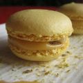 Encore un défi - Macarons abricot pistache