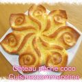 Gâteau pêches coco (facile et rapide)