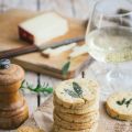 Sablés apéritifs au fromage et herbes fraîches