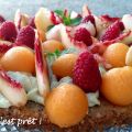 Tarte comme un Fantastik Pêche, Melon, Menthe[...]