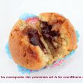 Muffins à la compote de pomme et à la confiture[...]