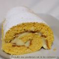 Roulé au potiron et à la crème pâtissière