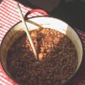 Fèves au lard à la mélasse