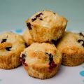 Muffins au fromage cottage et bleuets