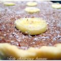 Tarte choco-coco banane