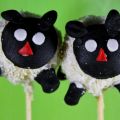 Cake pops moutons