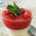 La panna cotta à la fraise