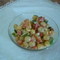 Salade de pois chiche aux pêches