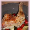 Cuisse de poulet à l'huile d'olive et ses[...]