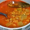 Soupe de lentilles