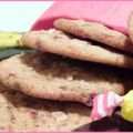 Cookies fondants chocolat noir et carambar