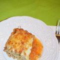 Roulé de lasagne aux pois chiches et épinards
