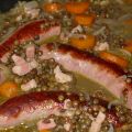 Ragoût de lentilles aux saucisses de Toulouse