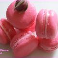 Macaron à la rose.