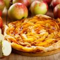 Tarte aux pommes, pâte maison
