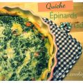 Quiche moutardée aux épinards et knackis