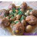 Tajine el hout (boulettes de viande au cumin),[...]